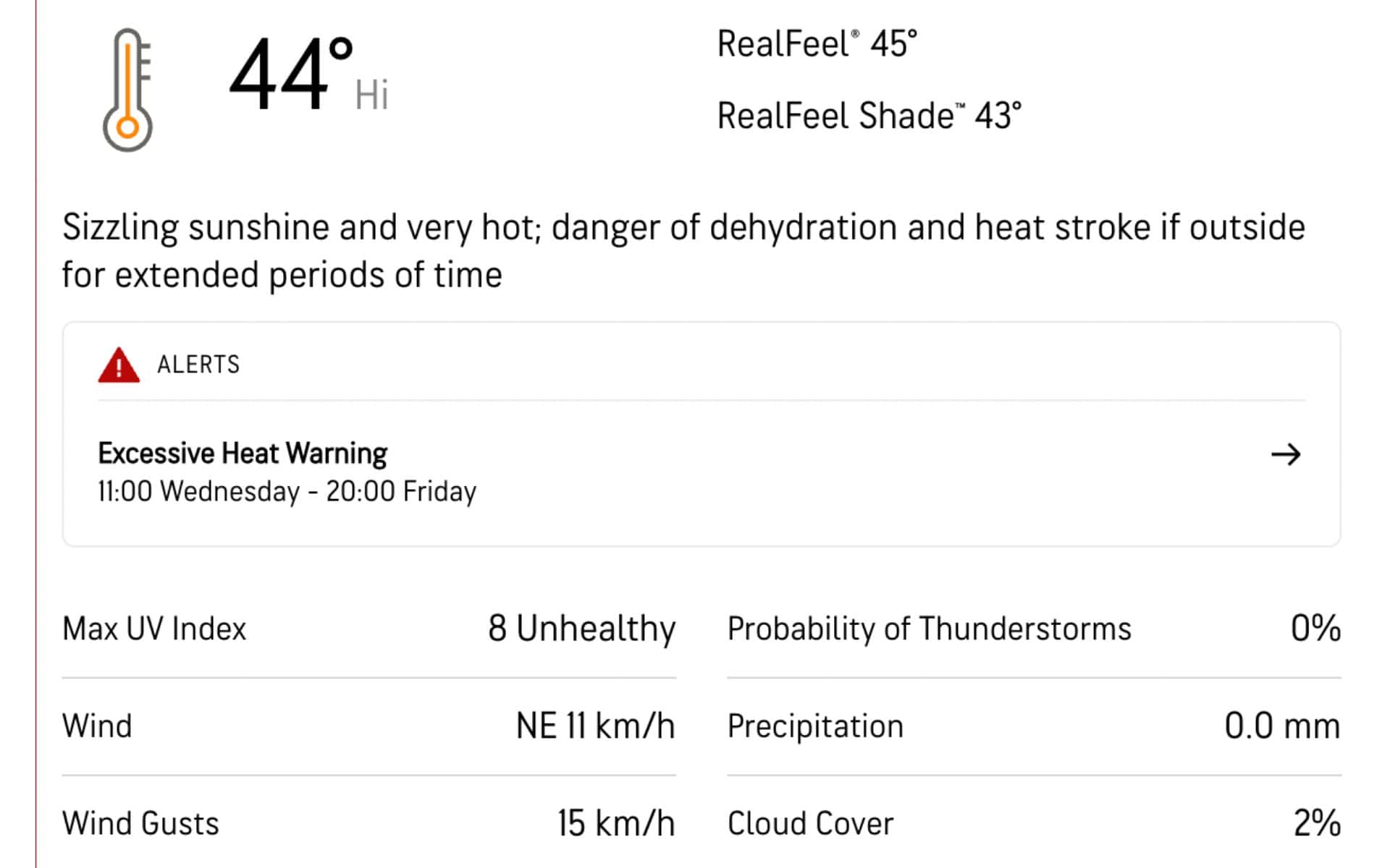 Weather Report For GAW vs SKNP [Accuweather.com]